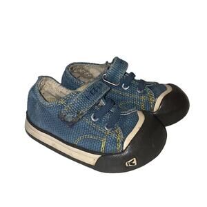 Keen Canvas Blue Strap Sneakers Size 5